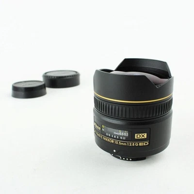 Nikon AF DX NIKKOR 10,5 mm f/2,8G ED zoom fijo ojo de pez - lente de cámara DSLR Foto 1 de 4