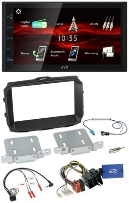 JVC USB Bluetooth Lenkrad DAB 2DIN Autoradio für Alfa Romeo Giulietta 2013-2021 - Bild 1 von 4