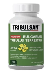 Tribulsan 250 mg 95% SAPONINE Supporta Resistenza Salute Uomo e Donna 60 capsule - Foto 1 di 3