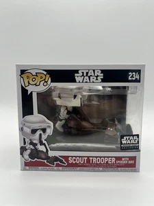 Funko Pop! Star Wars 234 Scout Trooper with Speeder Bike Smuggler's Bounty - Picture 1 of 6