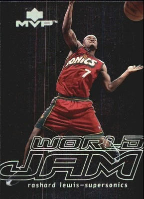 2000-01 Upper Deck MVP World Jam #WJ15 Rashard Lewis - BSK - Image 1 of 2