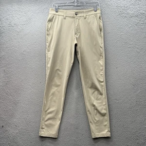 Pantalón Lululemon Commission Clásico Beige Warpstreme Performance Elástico Hombre’s 28 - Imagen 1 de 13