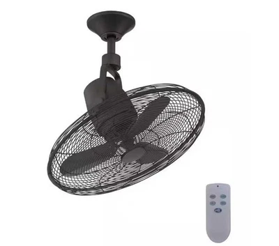 Home Decorators Bentley III 22 in. Natural Iron Oscillating Ceiling Fan w/Remote - Image 1 of 4