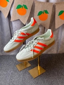 Adidas Mujer Gazelle Interior Lino Verde Solar Naranja IF6982 Talla 10.5 - Imagen 1 de 11