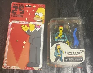 Figura Neca Simpsons Steven Tyler Aerosmith 25 Serie 4 Suelta en Bandeja Nueva - Imagen 1 de 2
