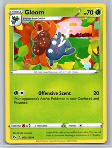 Gloom #002/159 Crown Zenith Uncommon - Pokemon Cards G11 - Picture 1 of 2