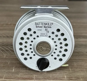 Clean Orvis Battenkill Disc “Silver Series” 8/9 wt Fly Reel w/New Rio Fly Line - Picture 1 of 10