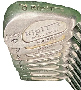 Rip-It Golf Iron Set 3-PW RH No Mercy Stiff Graphite 5i 37.5" New Midsize Grips - Picture 1 of 21