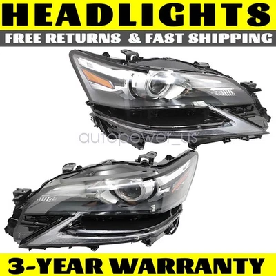 Par de faros LED IZQUIERDO + DERECHO para Lexus GS350 GS-F 16-20,GS200t 16-17,GS450h 16-18 Foto 1 de 4
