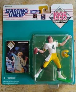 Starting Lineup 1995 Brett Favre NFL Green Bay Packers Free Shipping - Picture 1 of 4