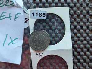 CANADA VINTAGE LARGE CENT QUEEN VICTORIA  1882 H  EXTRA FINE   NO1185 - Picture 1 of 3