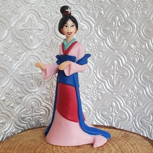Disney 3.5" Princess Mulan PVC Figurine in Pink - Read Description - Picture 1 of 9