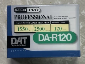 TDK Pro 120 Minute DAT TAPE, DA-R120, NOS SEALED - Picture 1 of 2