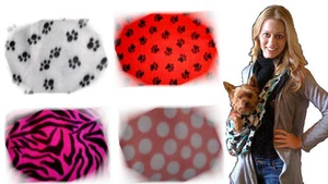 New Little Rubi Pet dog cat carrier sling soft fleece fabric many colors - Picture 1 of 32