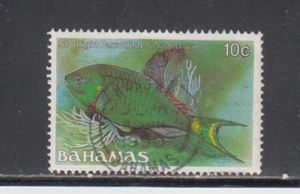 BAHAMAS : 1986-87 - USED - SCOTT # 605 FISH - Picture 1 of 1