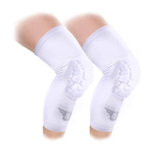Knee Pads/Padded Compression Pro Knee Sleeves 1 Pair Youth & Adult Sizes - Ba... - Picture 1 of 3