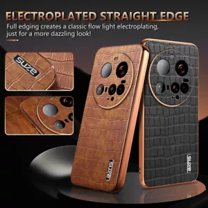 Para Xiaomi 15 Ultra, Lujo PATRÓN COCODRILO CLÁSICO PU Funda Cuero - Imagen 1 de 17