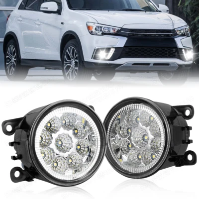 Par de luces antiniebla LED para parachoques para Mitsubishi Outlander Sport RVR ASX 2007-2018 Foto 1 de 4