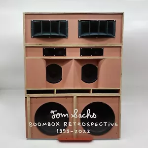 TOM SACHS Boombox retrospec x Space Program Dbl Sided Zine - LTD EDT - Sold Out - Picture 1 of 15