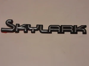 NOS Buick Skylark Emblem Black Chrome Plastic - Bild 1 von 2