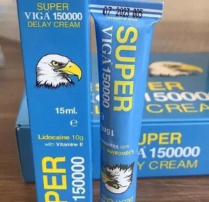 Viga 150000 para hombres crema de retardo de larga duración 100% natural - Imagen 1 de 6