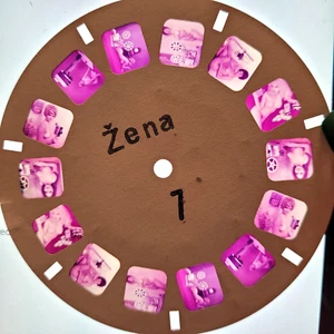 RARE Meopta Stero-Mikroma view-master COLOR Reel Zena 7 Nude Girls Risque Poses - Picture 1 of 3