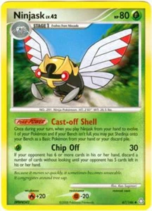 2x (pok-LA-067) Ninjask (U) Pokemon D&P Legends Awakened Card # 67 - Picture 1 of 1