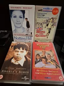 4 VHS Videos Notting Hill Angela's Ashes Hope & Glory Brassed Off 15 - Picture 1 of 5