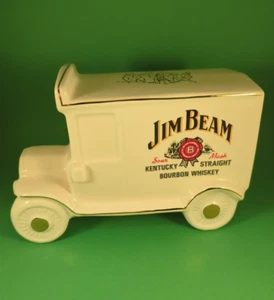 Jim Beam 1996 IAJBBSC LE 1/300 Porcelain Delivery Truck Bank by WADE England - Picture 1 of 7
