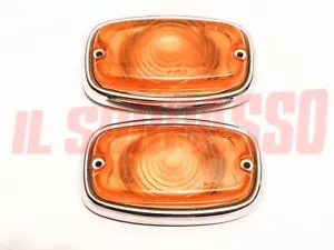 FANALINI ANTERIORI FRECCE FIAT 1300 1500 BERLINA 1100 D ORIGINALI IN METALLO - Bild 1 von 3