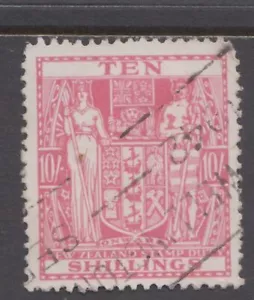 New Zealand - 10s Postal Fiscal Issue (Used) 1931 (CV $22) - Picture 1 of 1