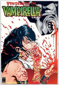 Publicidad impresa vintage 1994 Vengeance of Vampirella #1 arte póster promocional original - Imagen 1 de 4