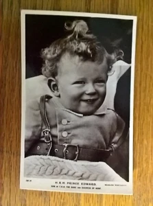 Old Postcard unposted pre WWII Royalty HRH Prince Edward - Picture 1 of 2