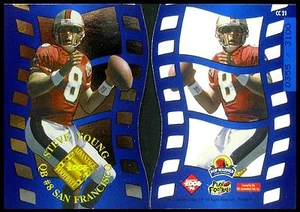 1996 Collector's Edge Crystal Cuts CC-21 Steve Young 355/3100 - SCARCE INSERT - Picture 1 of 1