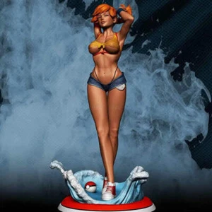 1/18 100mm 3D Print Model Kit Modern Beautiful Girl Pokemon Ball Unpainted - Picture 1 of 3