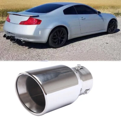 For Infiniti G37 G35 Exhaust Pipe Tip Rear Tail Throat Muffler Stainless Steel Foto 1 de 4
