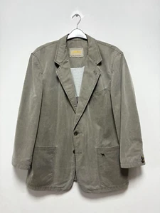 Vintage! CAMEL Men's Beige Cotton Blazer Jacket Size 27 EU54 UK44 - Picture 1 of 7