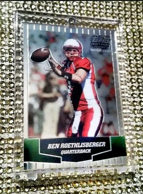 ‼️MINT💎 2004 Topps CHROME Draft Picks Ben Roethlisberger #165 Future HOF'ER  - Image 1 of 4