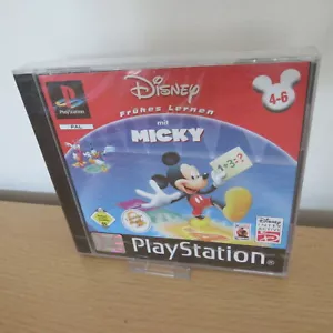 Disney Learning With Mickey PS1 german pal version - Picture 1 of 5