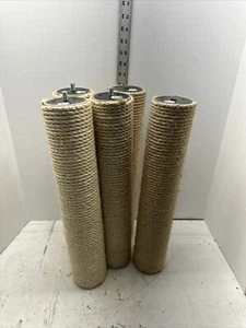 Pali albero gatto ricambio telaio arrampicata pilastri corda tiragraffi 19 pollici set 5 #O6 - Foto 1 di 8