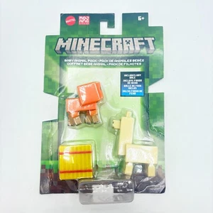 2024 Minecraft Build-a-Portal Figures BABY ANIMAL PACK Sheep & Llama -Pkg Damage - Picture 1 of 2