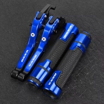 For SUZUKI GSXR600/750/1000 GSX-R 1000R CNC Brake Clutch Levers Handlebar grips - Image 1 of 4
