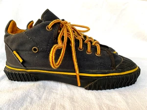 DE COLECCIÓN..VANS.. HECHAS EN EE. UU... NEGRAS.. LONA.. ZAPATILLAS.. MUJER TALLA 5 - Imagen 1 de 5
