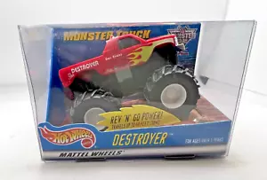 Hot Wheels Monster Truck Destroyer Rev and Go Power 2000 New - Picture 1 of 6