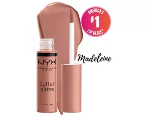 NYX Butter Gloss Lip Gloss Shiny Finish - Madeleine 0.27oz - Picture 1 of 1