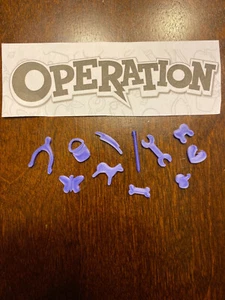Operation Board Game Part Pieces Complete Set Choose Color - Picture 1 of 4