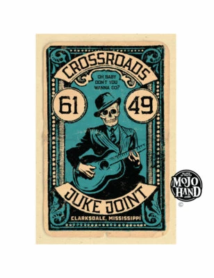 Original Crossroads Blues Juke Joint poster from Mojohand - Image 1 of 2