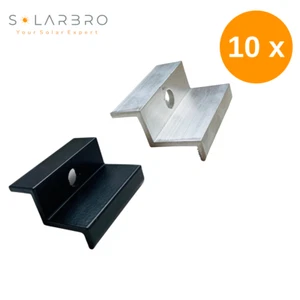 ⭐️⭐️⭐️⭐️⭐10x Endklemme 30/35/40mm Photovoltaik Solar Modul PV Solarklemme ✅✅❗️❗️ - Bild 1 von 3