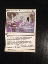 Mtg magic dissension proclamation of rebirth (proclamation of revival) nm