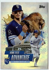 Bobby Witt Jr. Home Field Advantage 2025 Topps Serie 1 #HA-8 Royals Case Hit - Imagen 1 de 2